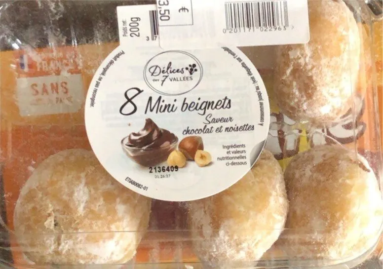 Mini beignets Saveur chocolat et noisettes