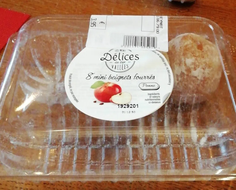 Mini beignets fourrés