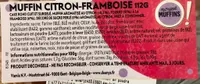 Muffin citron-framboise