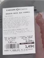Boudin noir aux pommes