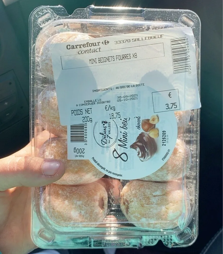 Beignets fourres
