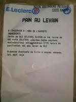 Pain au levain