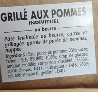 Grillé aux pommes individuel