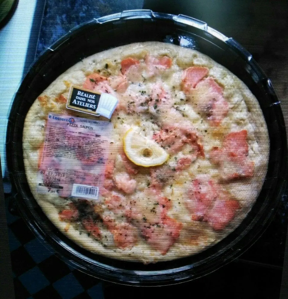 Pizza saumon traiteur