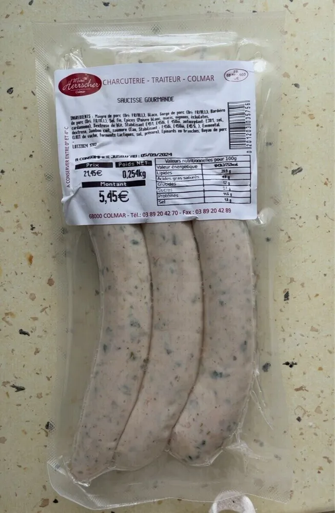 Saucisse gourmande