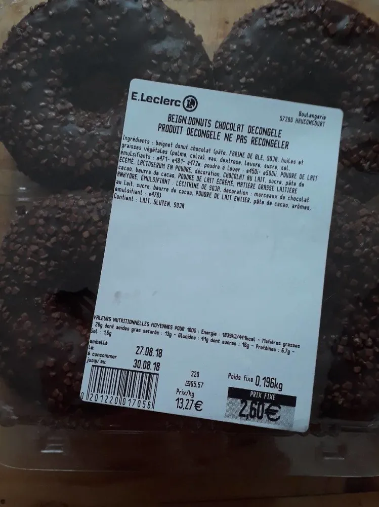 Donuts chocolat