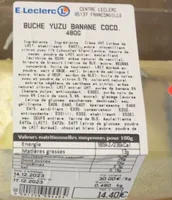 Buche Yuzu Banane Coco