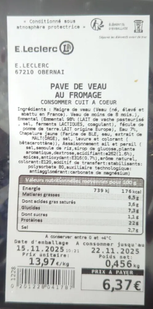 Pavé Veau