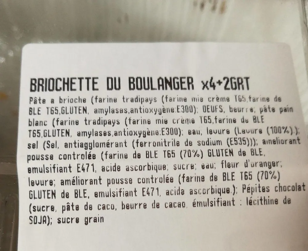 Briochette du boulanger