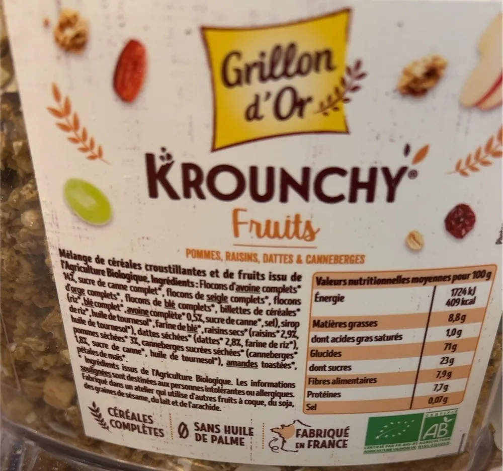 Krounchy fruits