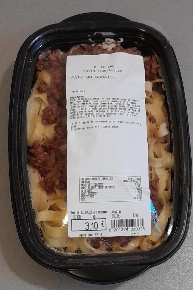 Pâte bolognaise
