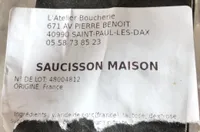 Saucisson Maison