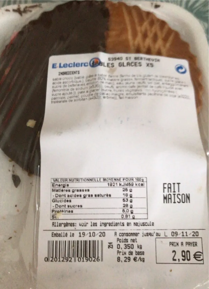 Sablés Glacés