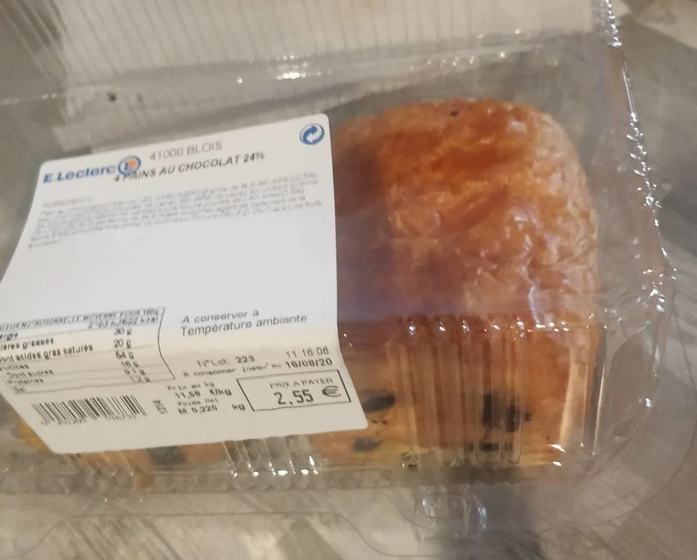 4 pains au chocolat 24%