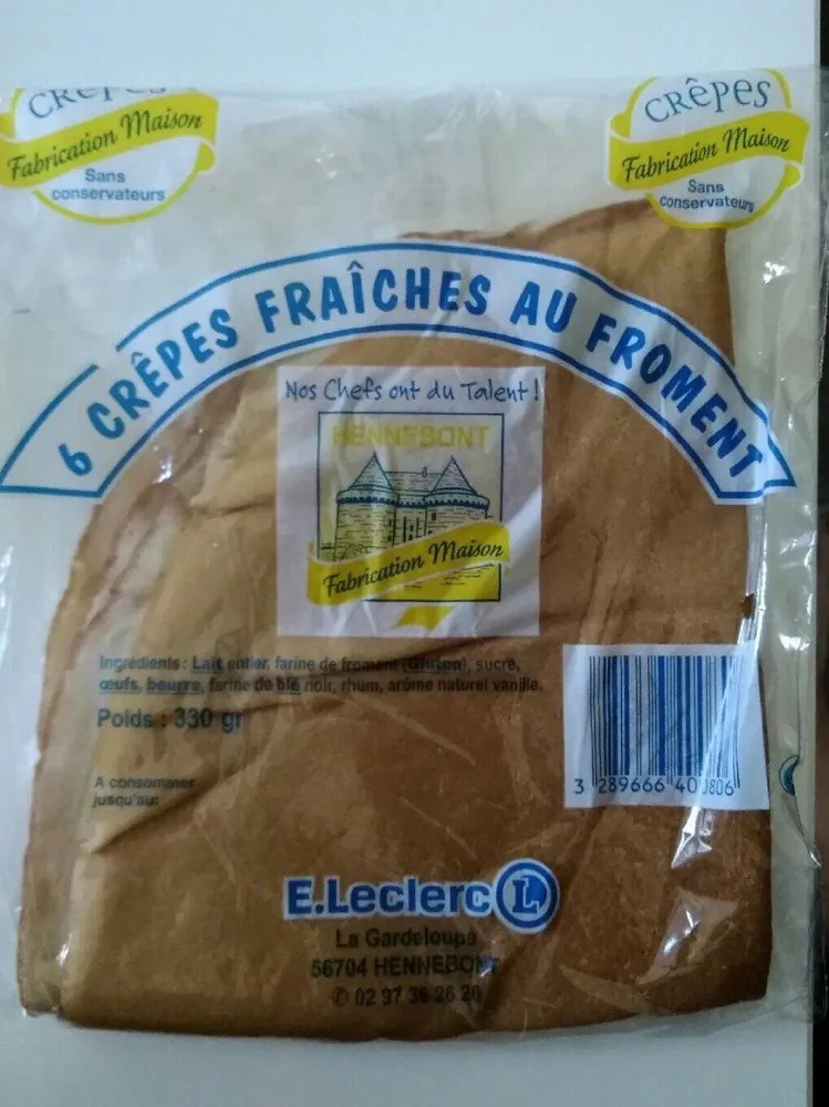 Crêpes de froment