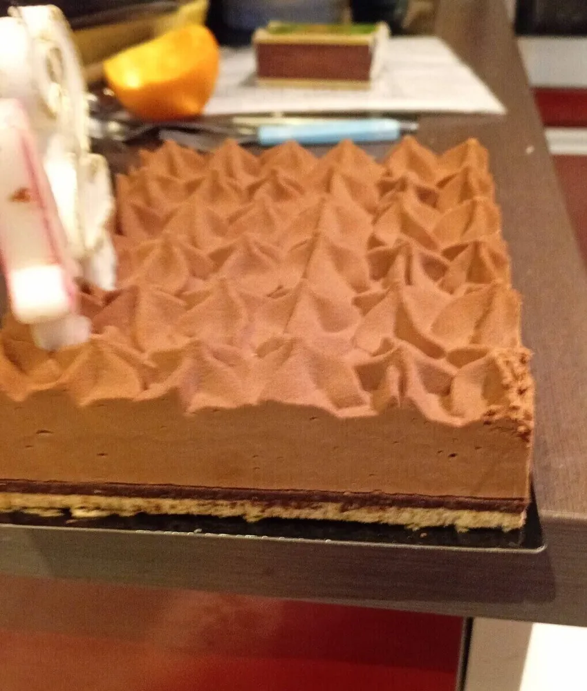 Entremets tout chocolat