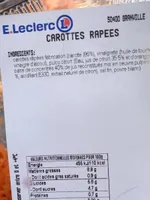 Carottes rapees