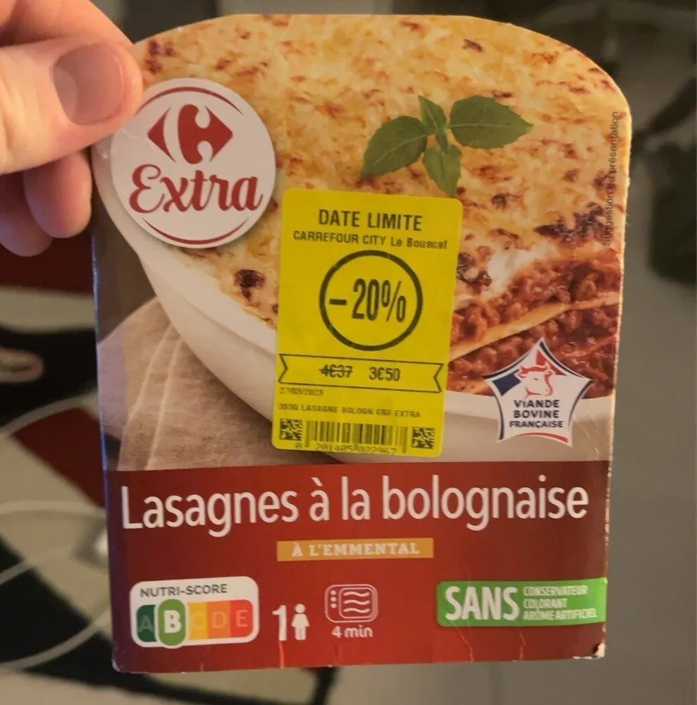 Lasagnes a la bolognaise