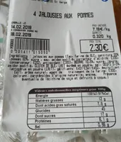 Jalousies aux pommes