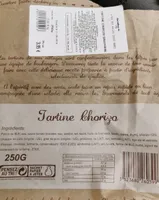Tartine chorizo