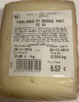 Fromage brebis petit Basque pasteurisés