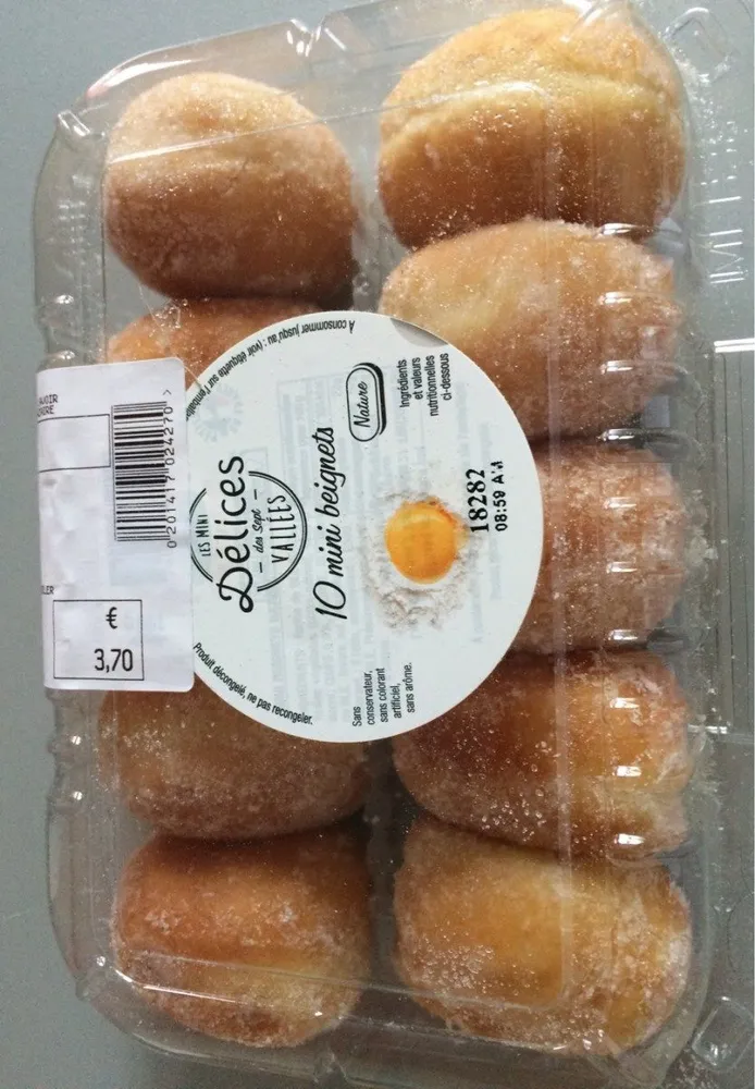 10 mini beignets