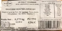 Saucisse Montbeliarde