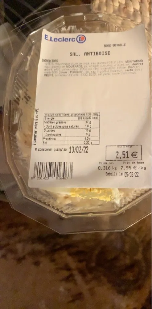 Salade antiboise