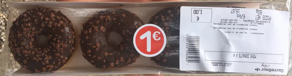 Mini donuts x4