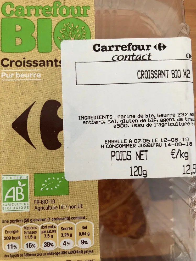 Croissants bio