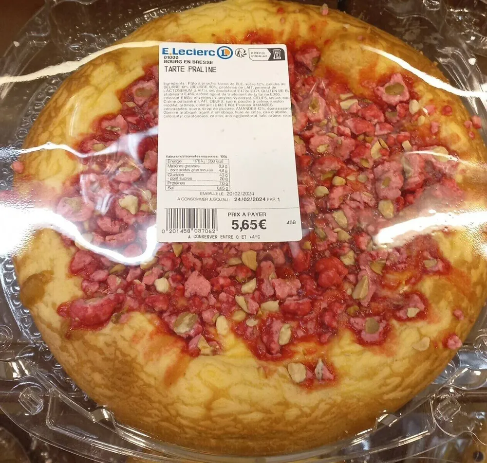 Tarte praline