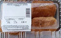 Pain chocolat 3+1 offert