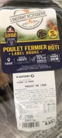 Poulet fermier roti
