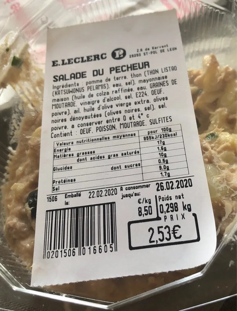 Salade du pecheur