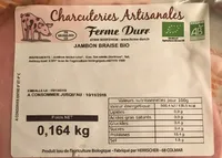Jambon braisé bio