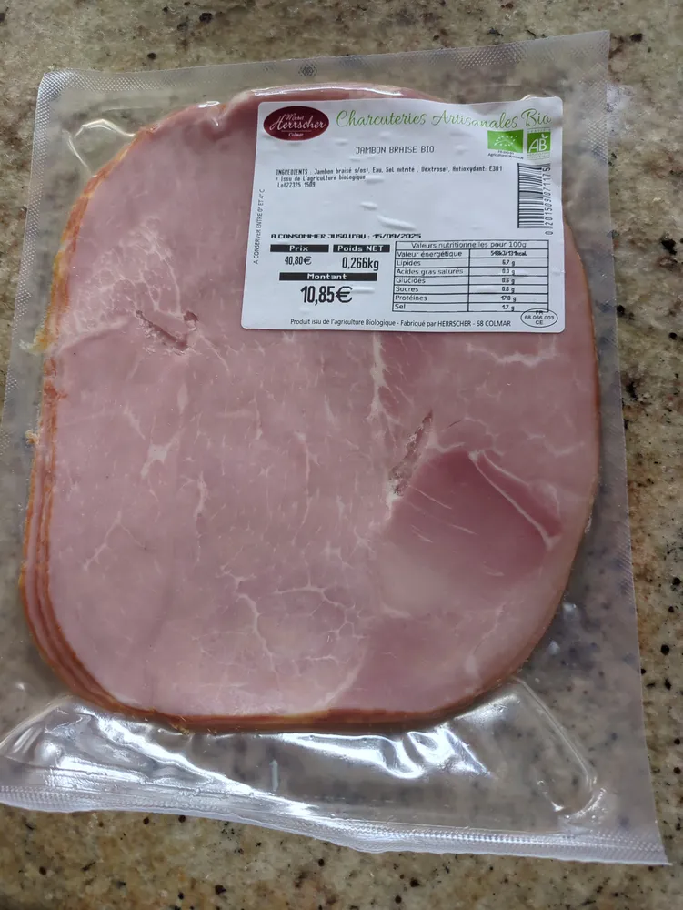 Jambon blanc cuit