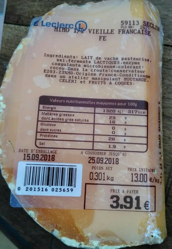 Mimolette vieille française