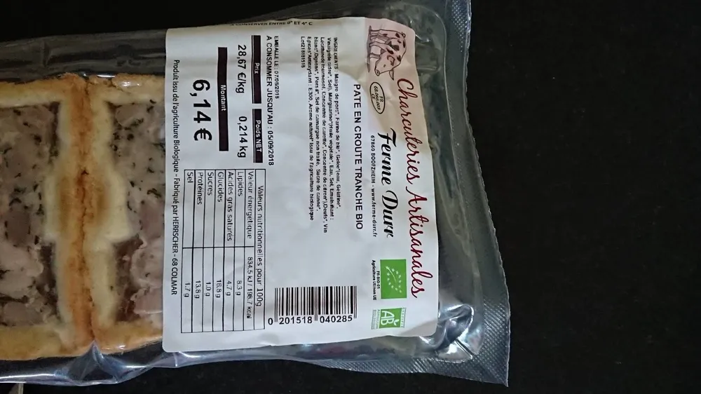 Charcuterie artisanale