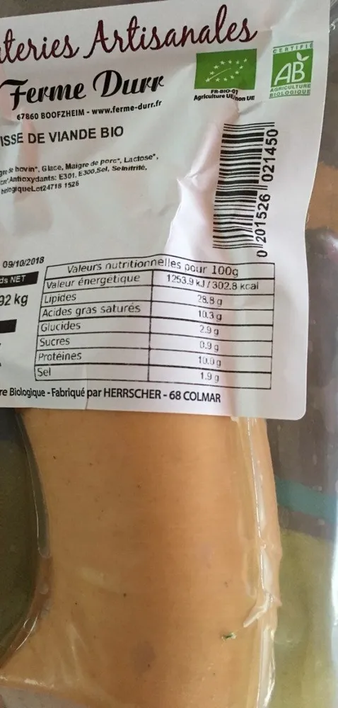 Saucisse de viande
