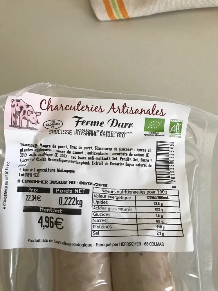 Charcuteries artisanales