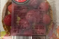 Tartelettes Framboises fraîches - Leclerc