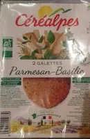 2 galettes parmesan-basilic