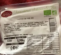 Saucisse de foie bio