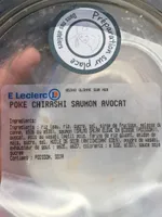 Poke Chirashi saumon avocat