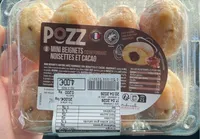 Mini, beignets, noisettes et cacao