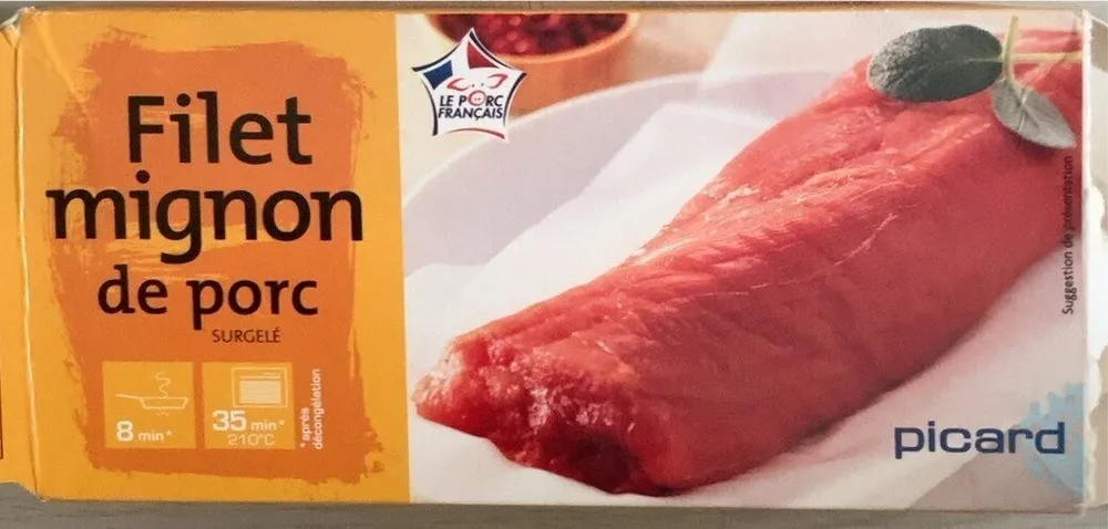 Filet mignon de porc surgelé