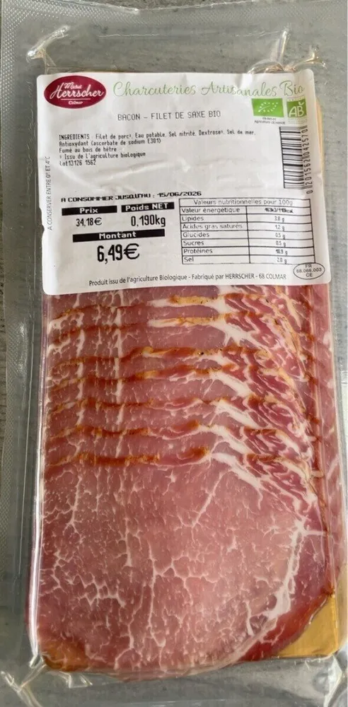 Bacon Filet de saxe