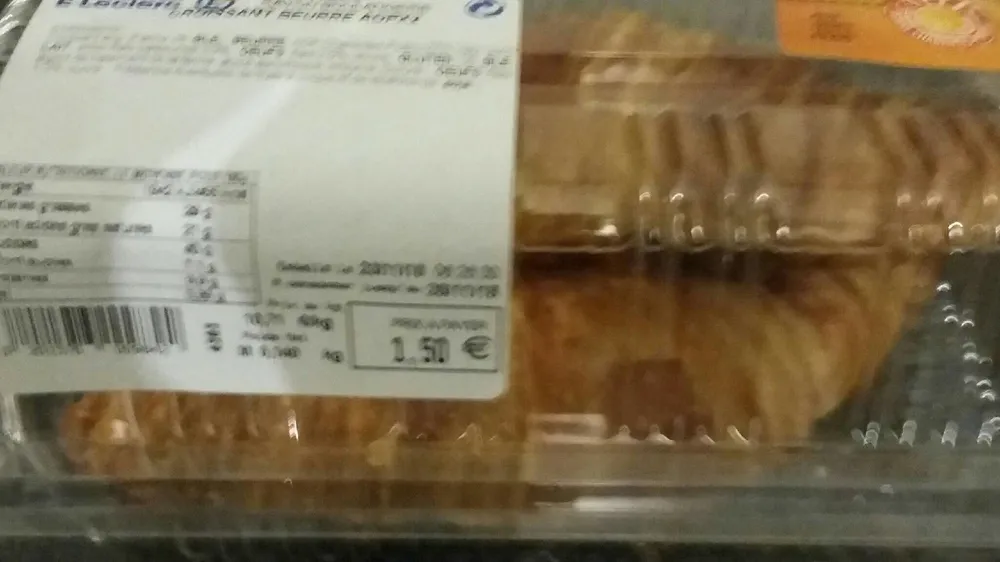 Croissant beurre
