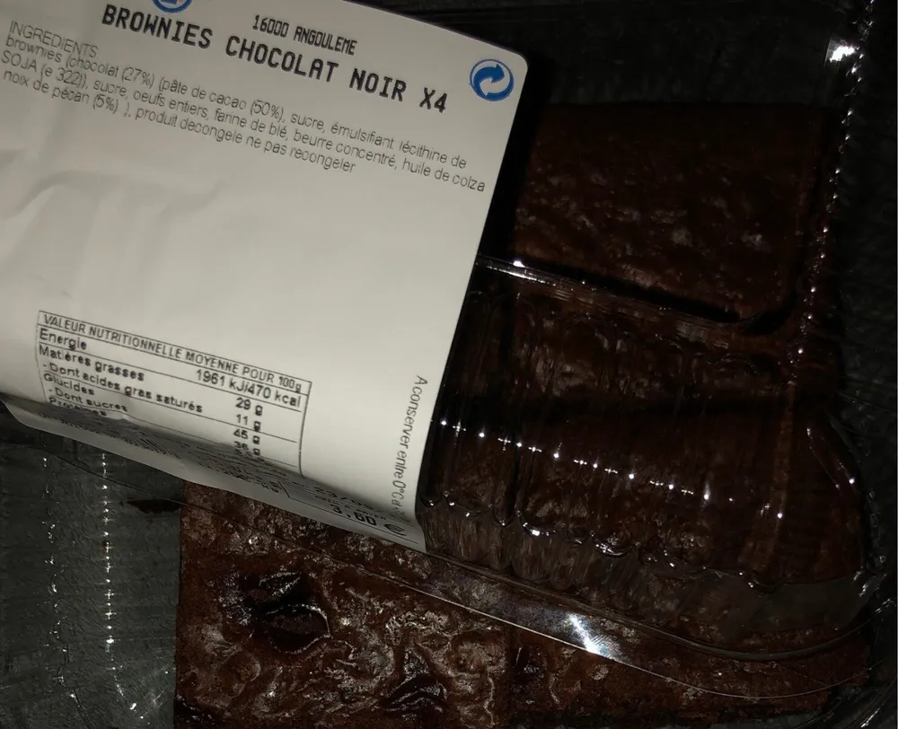 Brownies CHOCOLAT NOIR