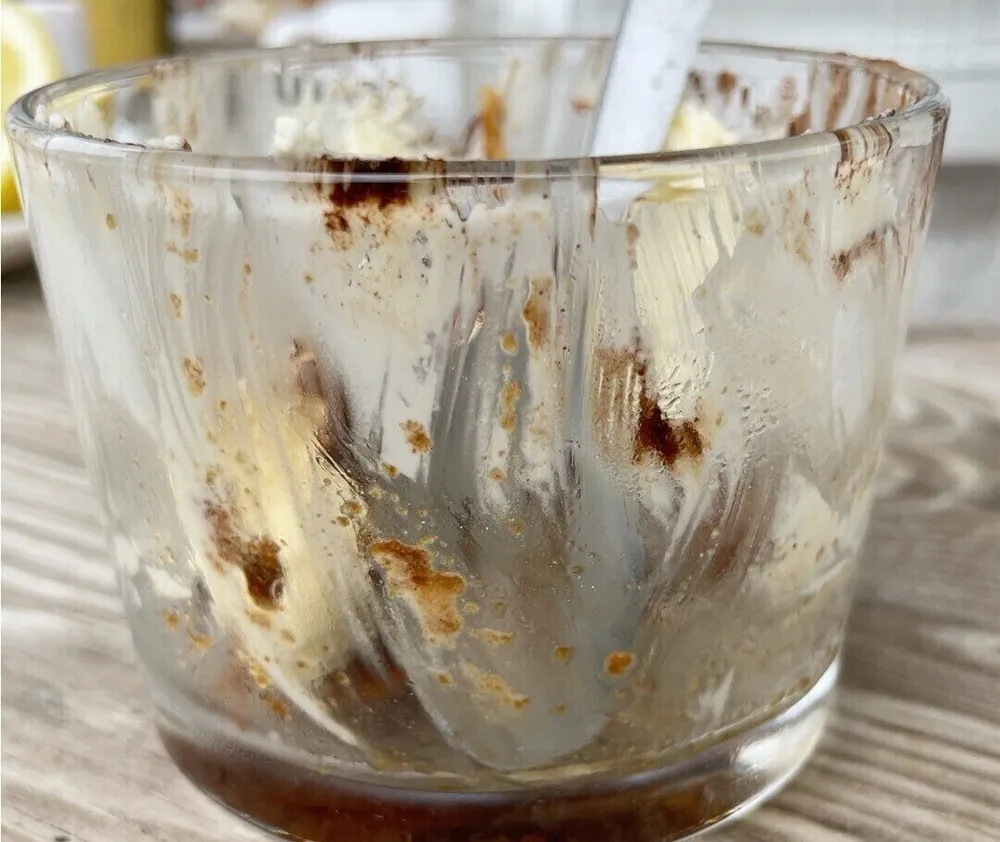 Verrine tiramisu décongelés